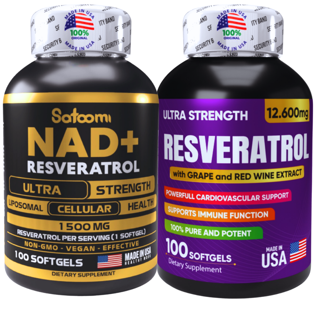 Combo NAD+ & Resveratrol | Potencia tu Energía y Longevidad