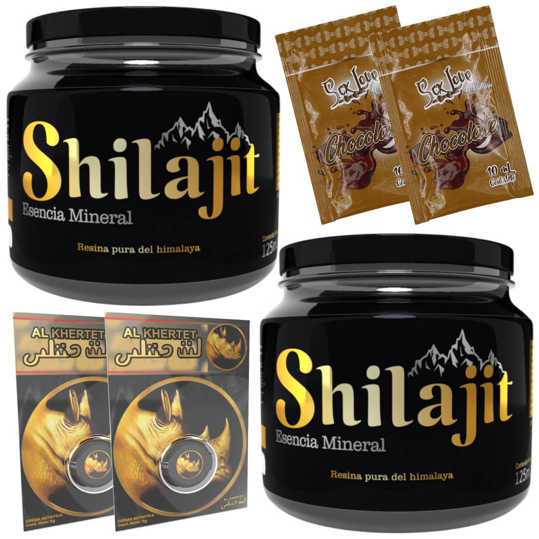 2 Shilajit Original: Energía, Vitalidad y Potencia + Obsequios